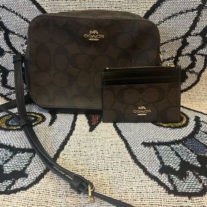 Coach camera bag with wallet